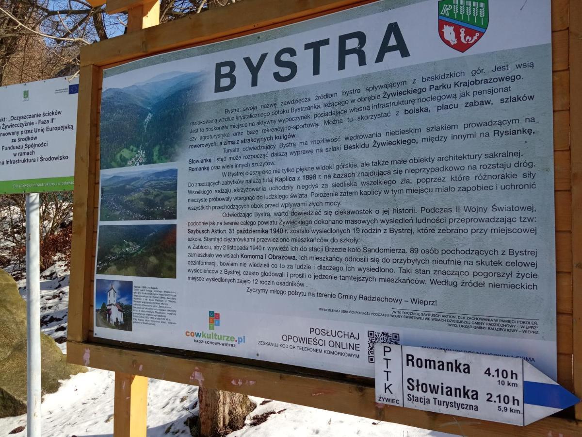 Dom W Gorach Przy Szlaku Villa Bystra  Exteriör bild