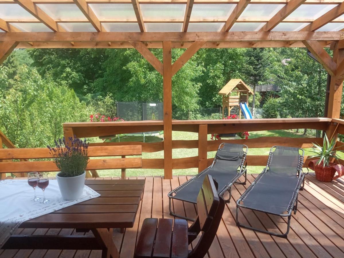 Dom W Gorach Przy Szlaku Villa Bystra  Exteriör bild